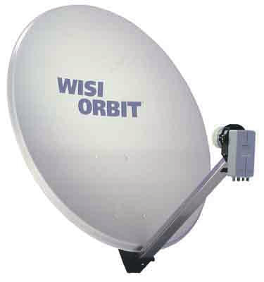 WISI Offset-Antenne OA38H Alu 80 cm basaltgrau