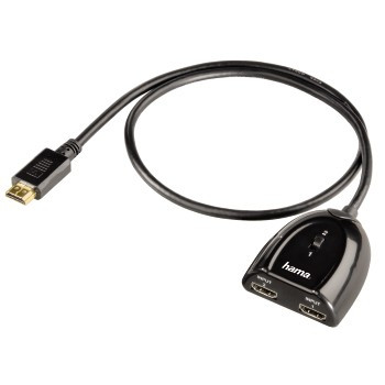 Hama HDMI Umschalter 42553 HDMI-Eingänge 2 - HDMI Ausgänge 1