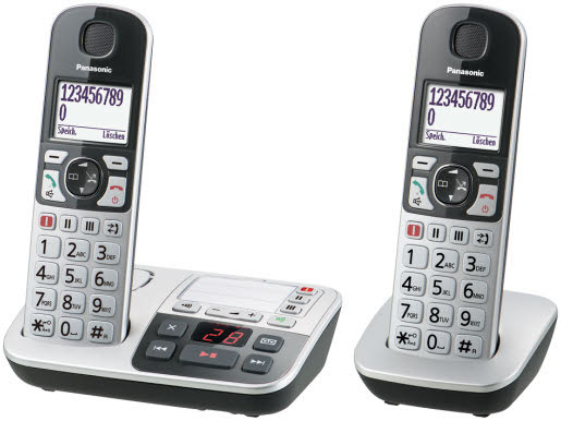 Panasonic Senioren-Telefon KX-TGE522GS