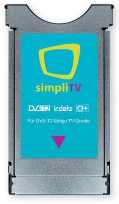 simpliTV Modul CI+ Modul für digitales Antennenfernsehen