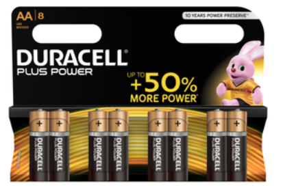 Duracell Batterie MN1500 AA 8 LR6 MN1500