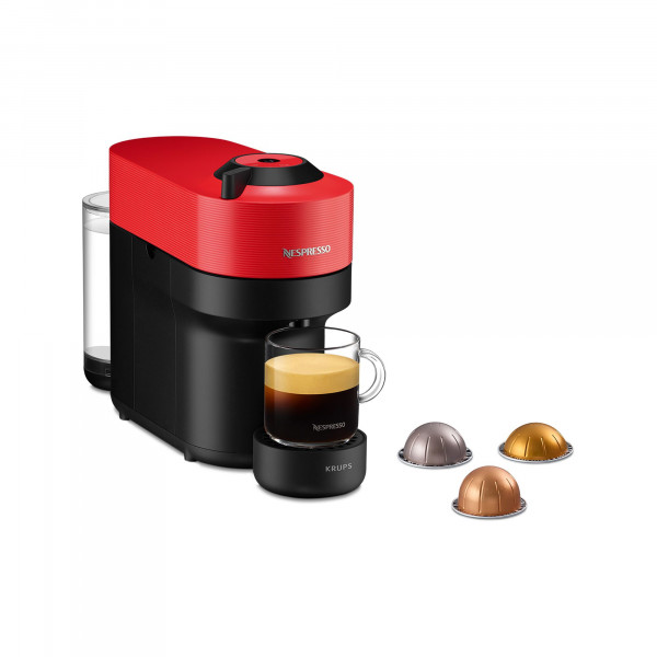 Krups Nespressomaschine XN9205 Vertuo POP schwarz rot