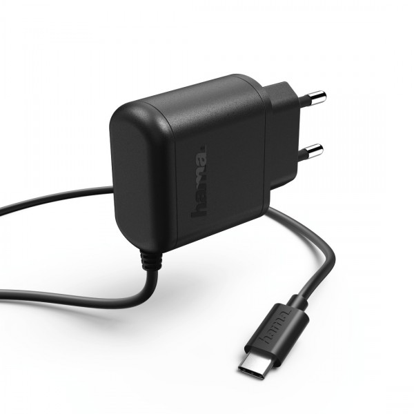 Hama Ladegerät 173617 USB Type-C 3 A schwarz