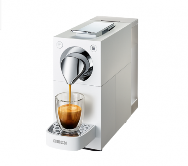 Cremesso Kaffeemaschine Una Automatik Espresso pure white