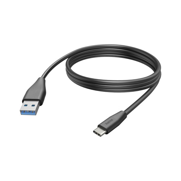 Hama Ladekabel 00201597 USB-C - USB-A 3 m Schwarz