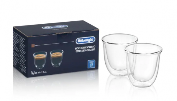 DeLonghi Espresso Gläser 2 Stk. Packung