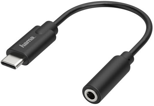 Hama Audio Adapter USB-C auf Klinken Buchse Hama 00205282